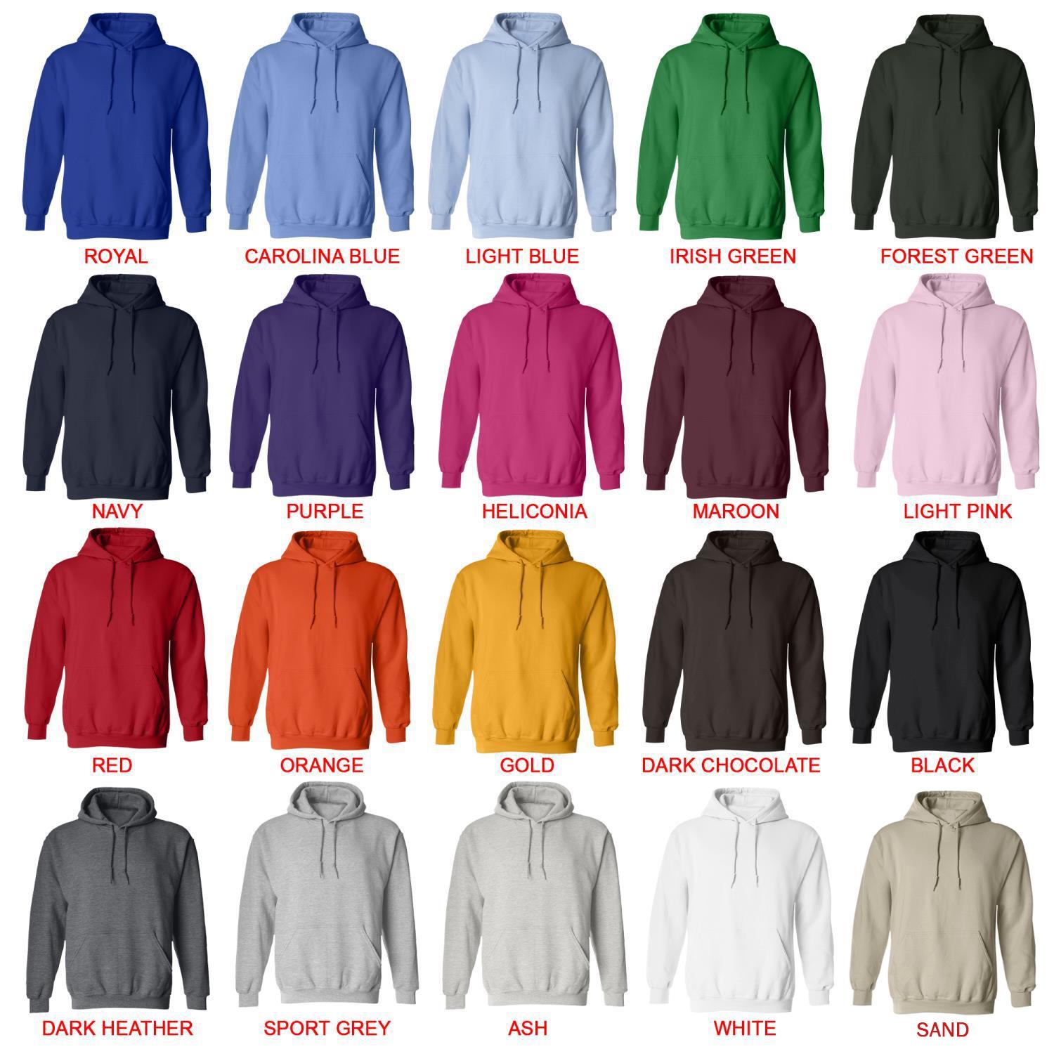 hoodie color chart - Eagles Band Store