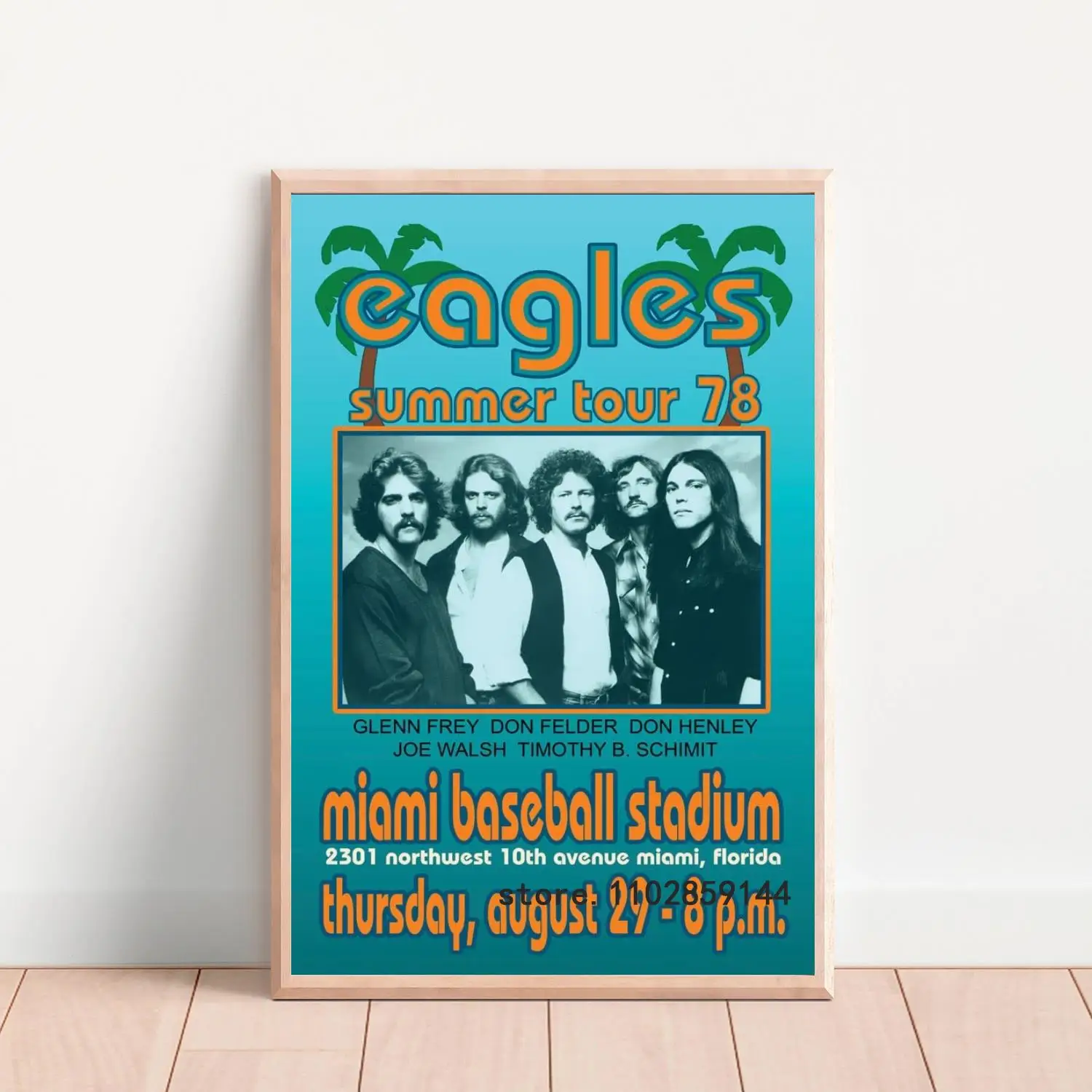 S n f Eagles bant Poster dekorasyon sanat duvar sanat ki iselle tirilmi hediye Modern aile 6 - Eagles Band Store